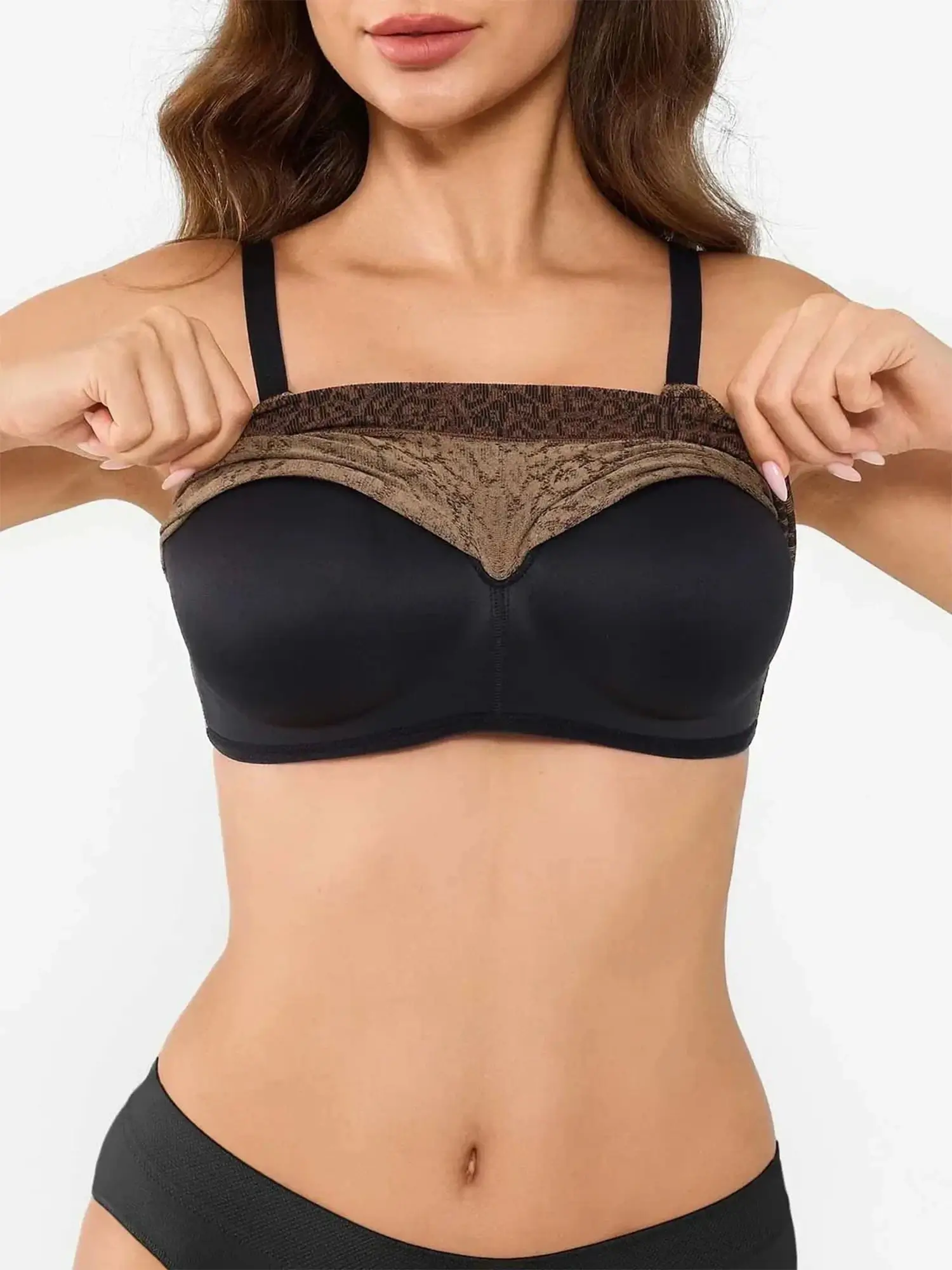 Popilush Seamless Wireless Leopard Shaping Push Up Bra - Image 6