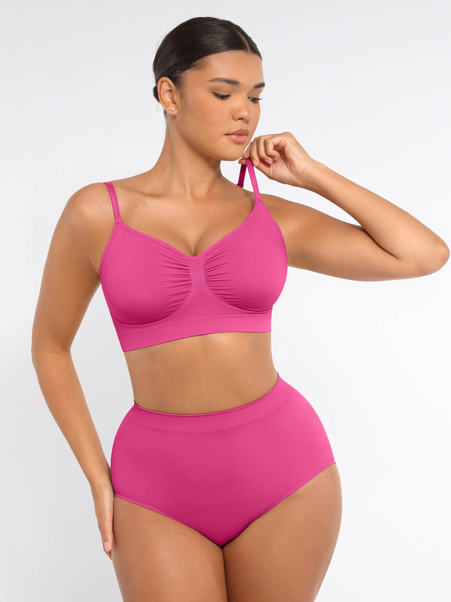 Feelingirl 3-Pack Seamless Smooth Wireless Bra Bundle - Image 64