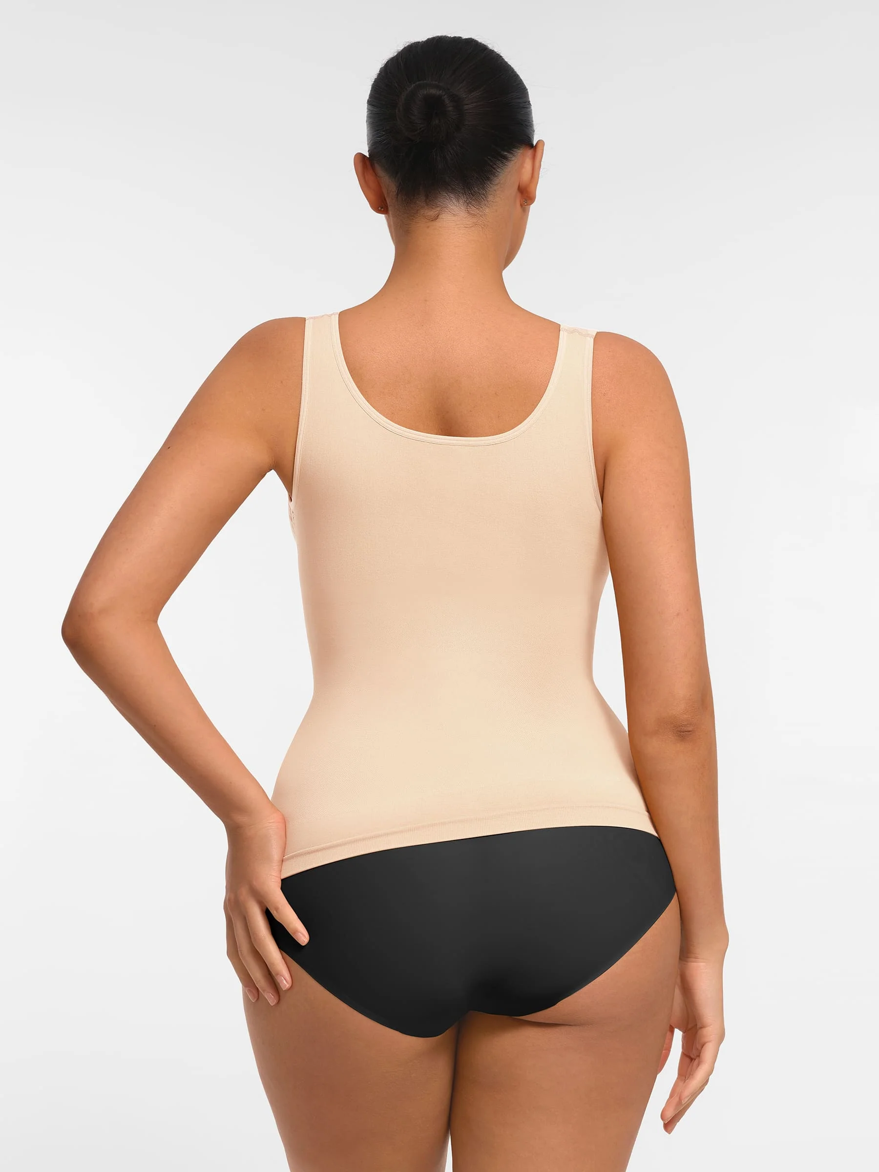 Feelingirl Bust Support Waist and Abdomen Control Shape  Wide Straps Tank Top - Image 14