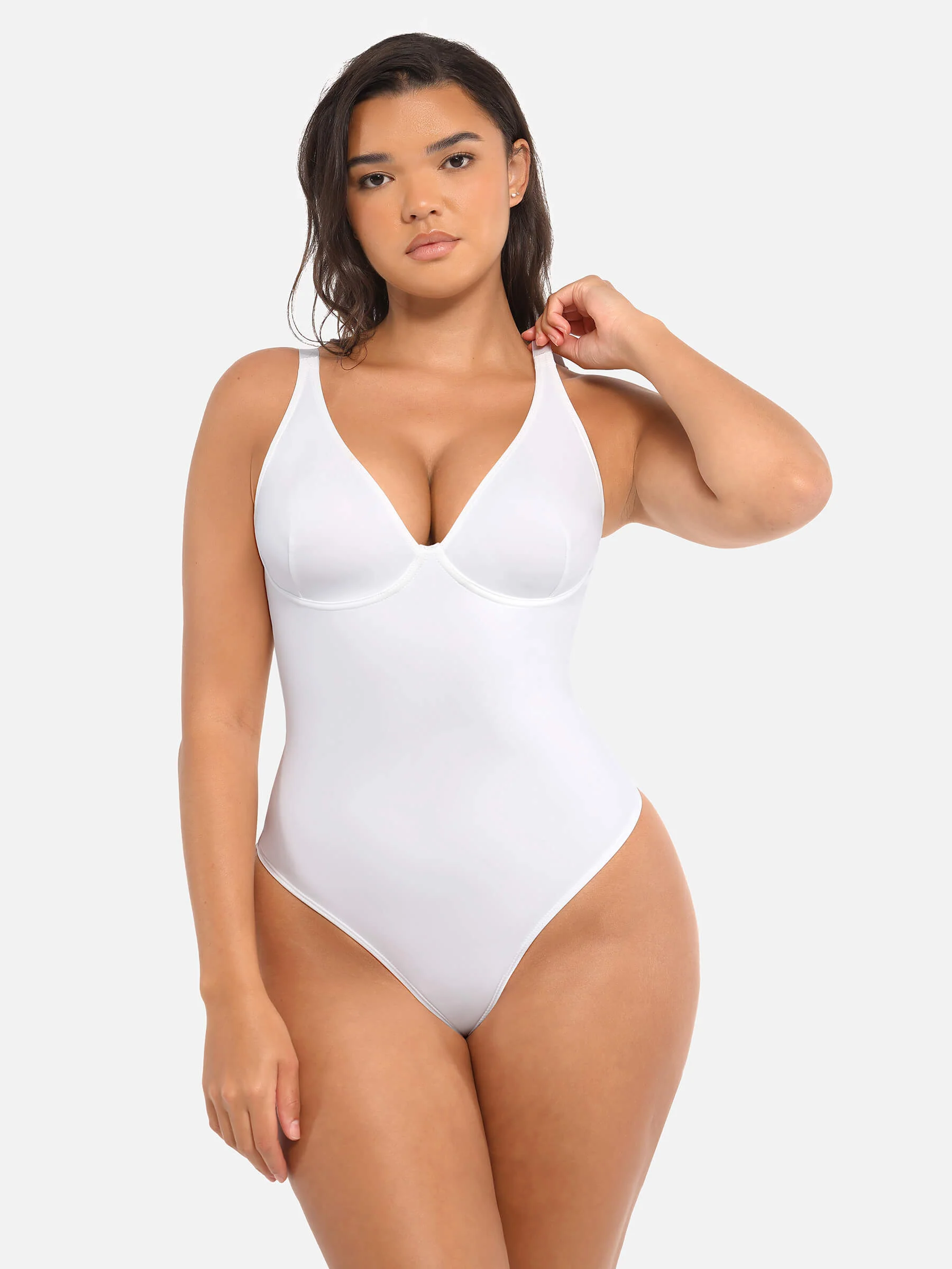 Feelingirl Deep V Neck Tummy Control Shapewear Bodysuit [BOGO] - Image 81