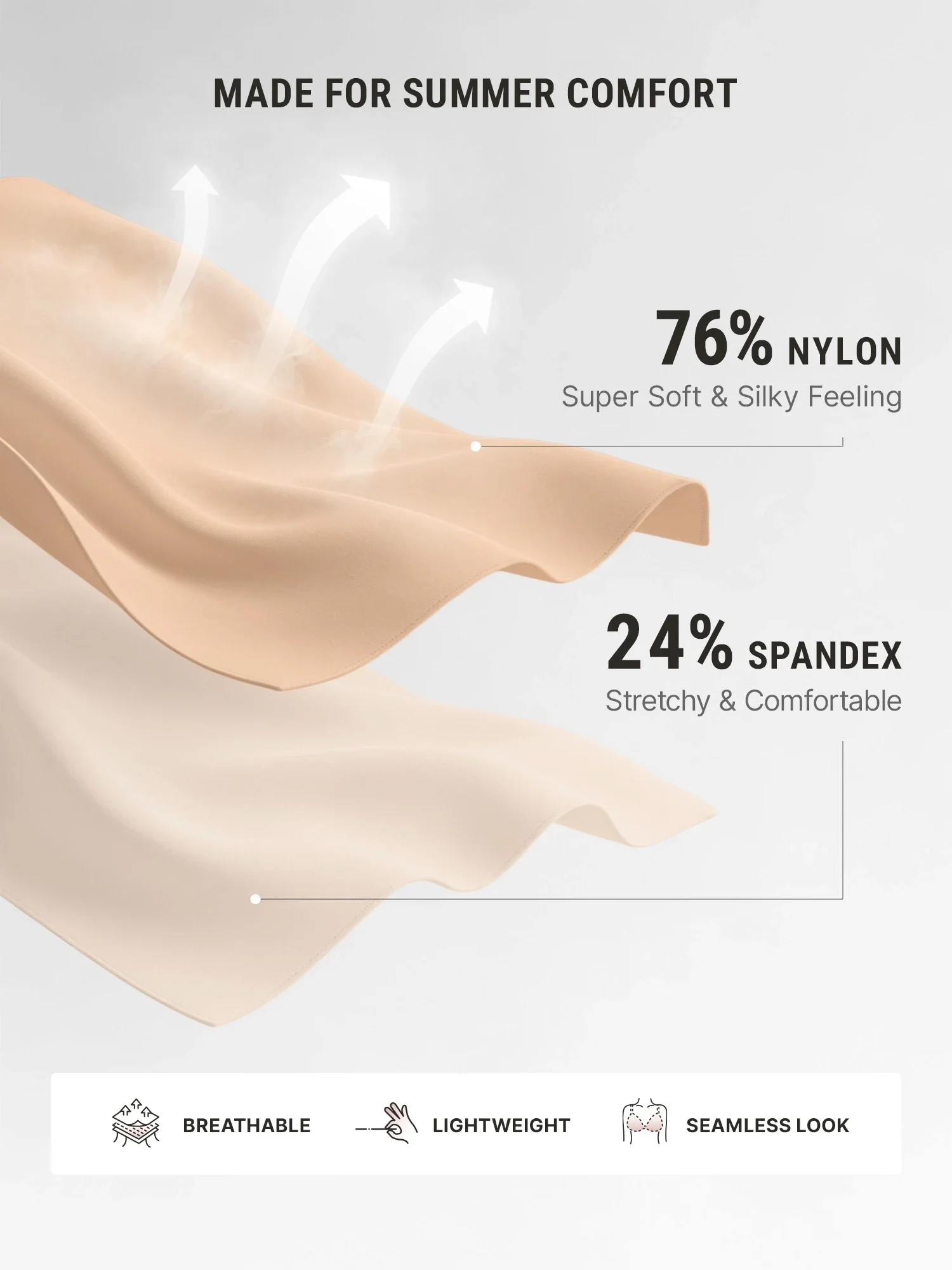 Feelingirl Feel Soft Butter-Soft Strapless Bandeau Bra [BOGO] - Image 25