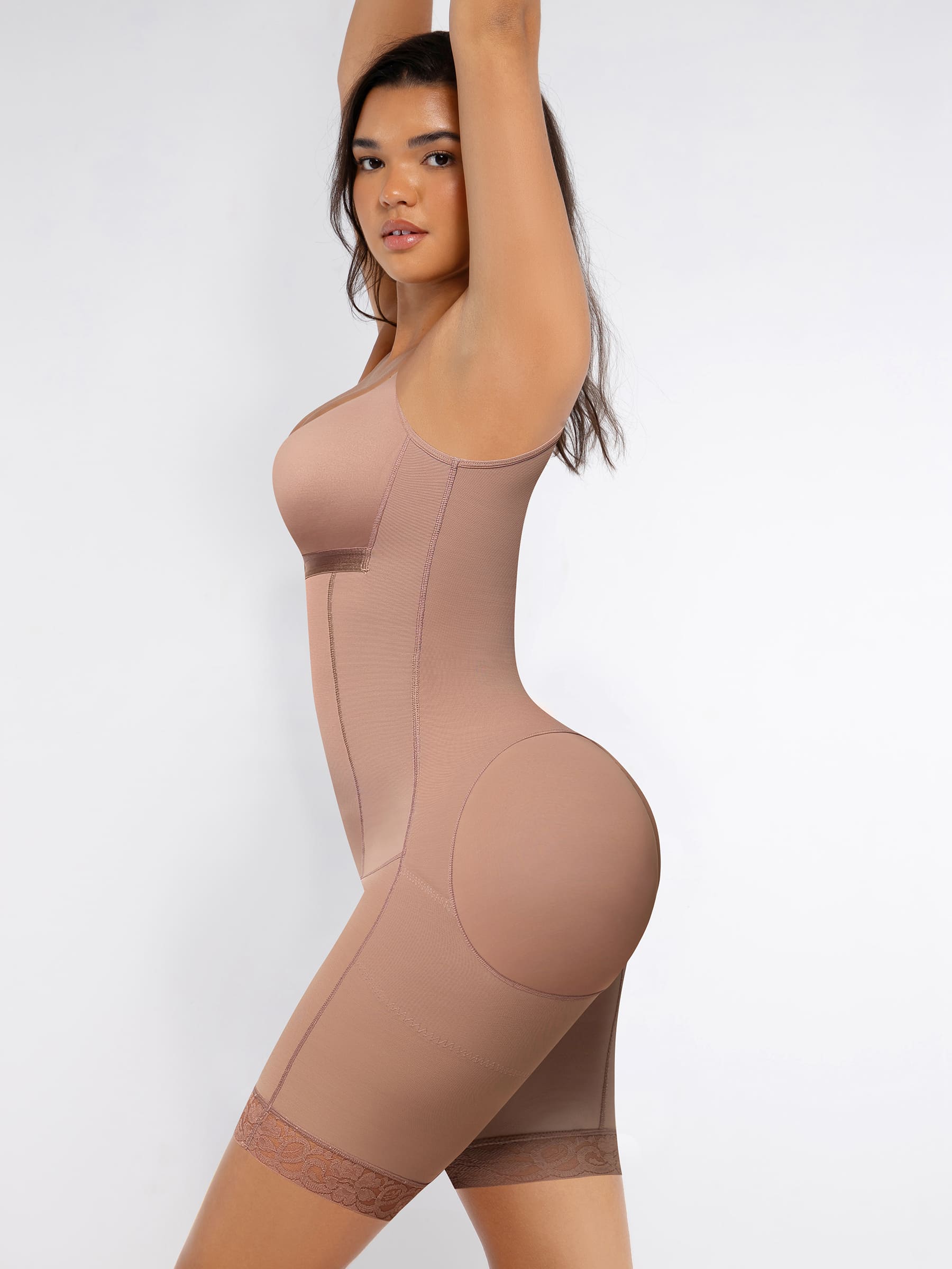 FeelinGirl Post-Surgery Open Bust Tummy Control Butt Lift Bodysuit - Image 9