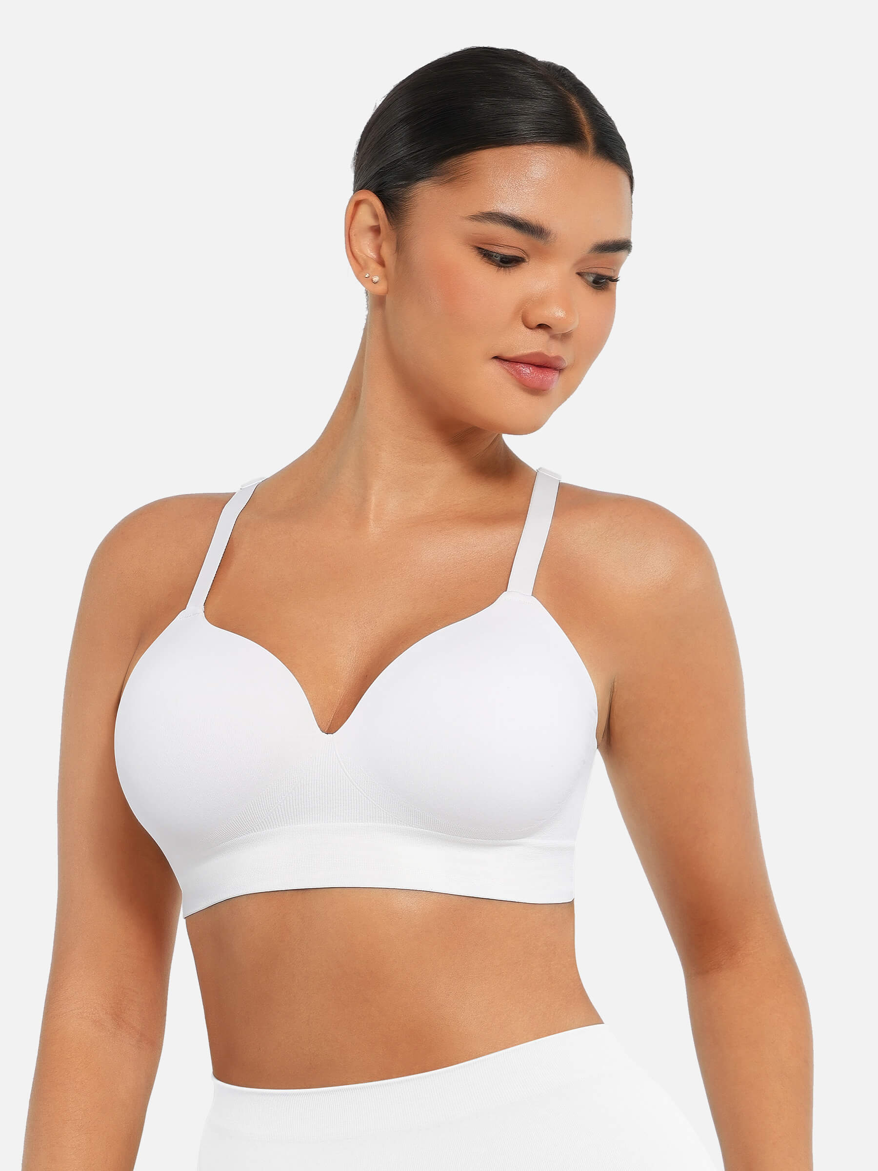 Feelingirl Full Coverage Wireless Bra + Push-Up Seamless Bra - Image 39