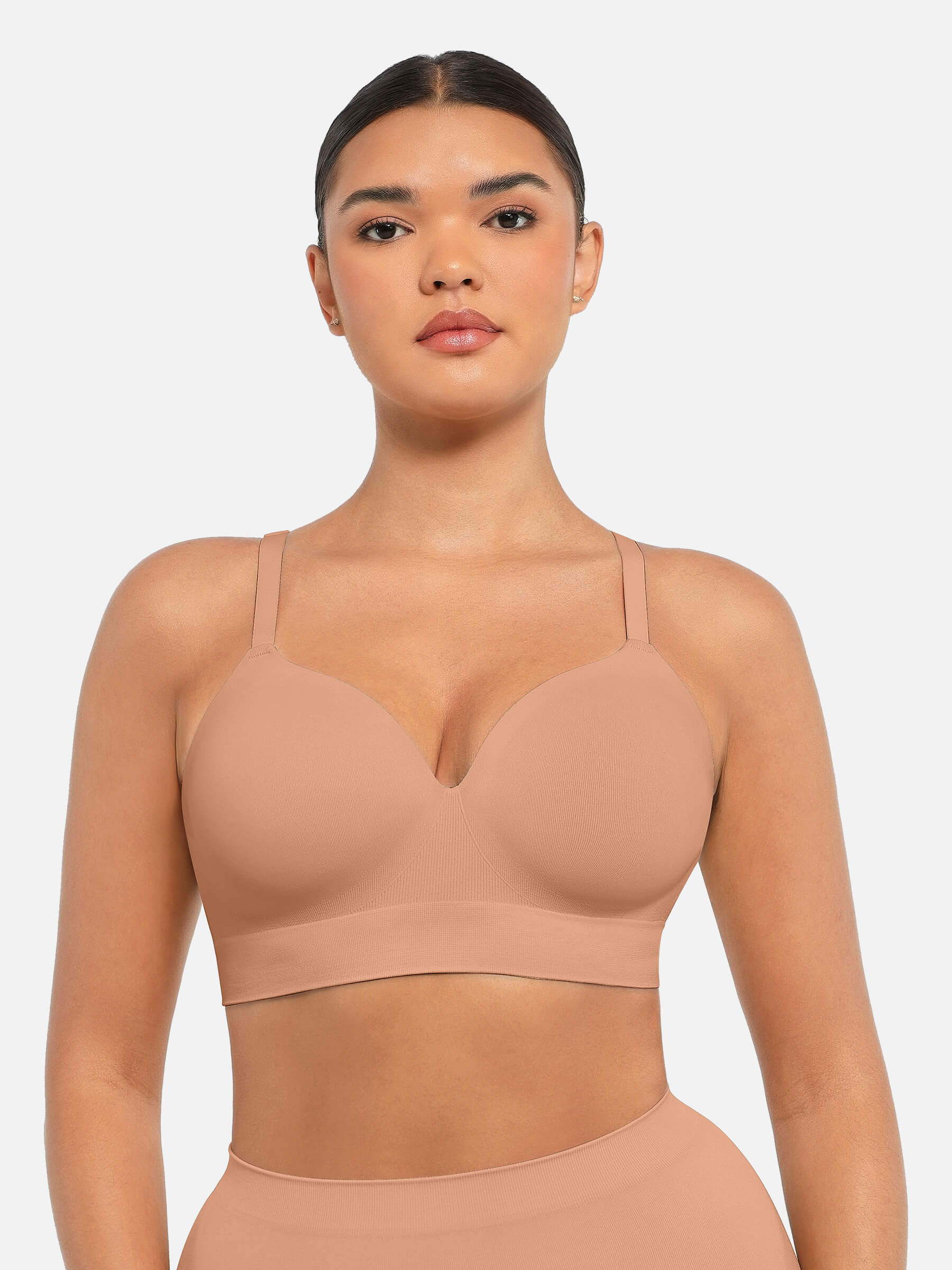 Feelingirl Full Coverage Wireless Bra + Push-Up Seamless Bra - Image 3