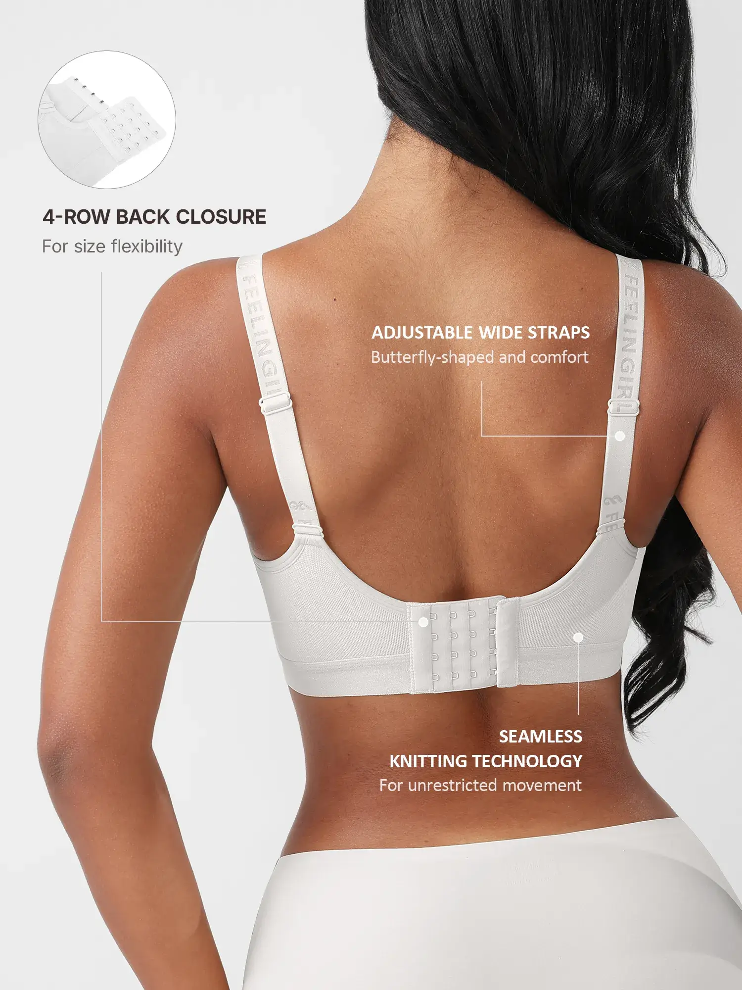 Feelingirl Full Coverage Smoothing Wireless Bra - Image 28
