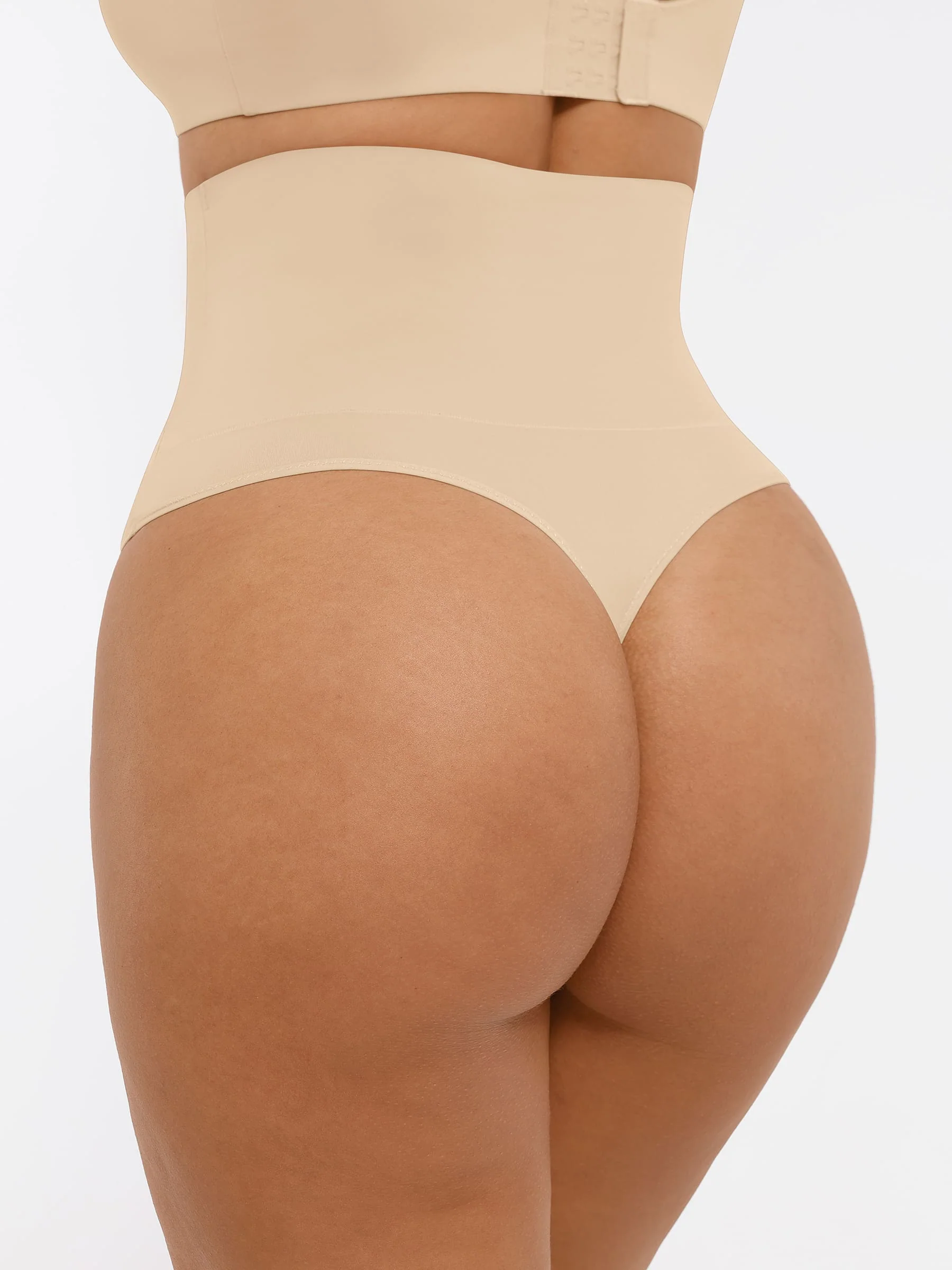 Feelingirl Mid-Waisted Thong Tummy Control Shaper Panties - Image 9