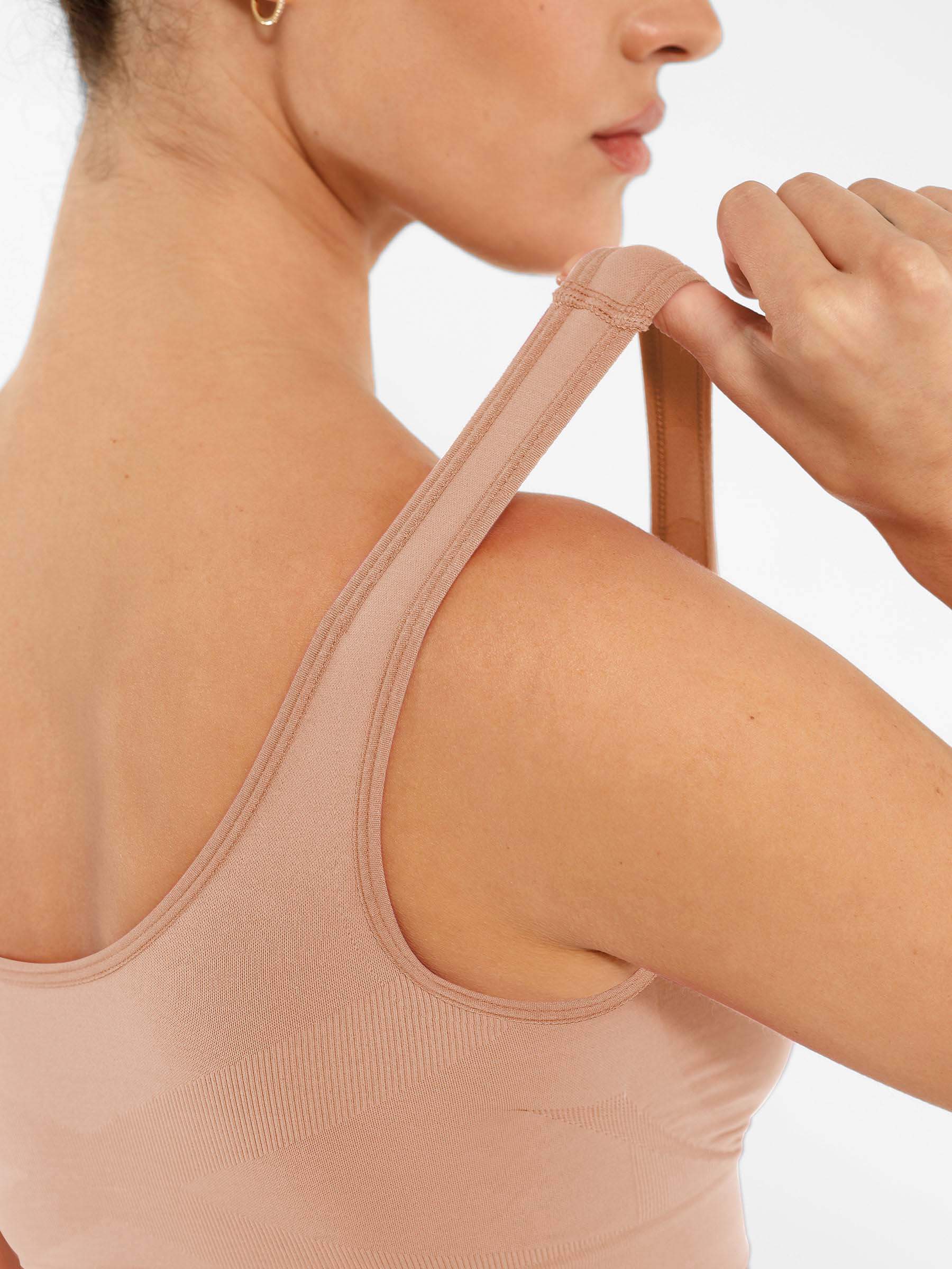 Feelingirl No Underwire Wide Straps Everyday Bra - Image 45