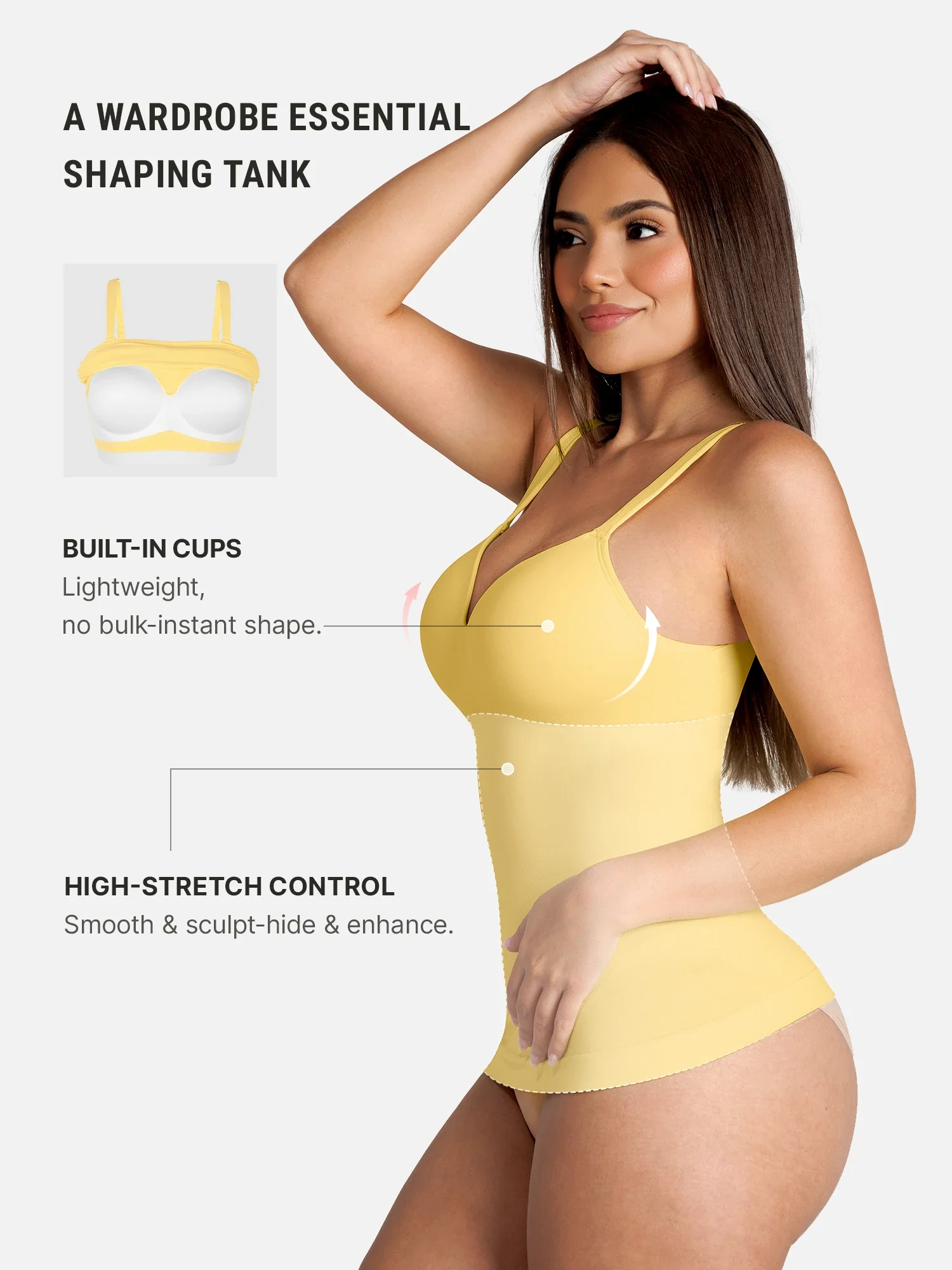 Feelingirl Seamless Built-In Bra Cami Top [BOGO] - Image 29