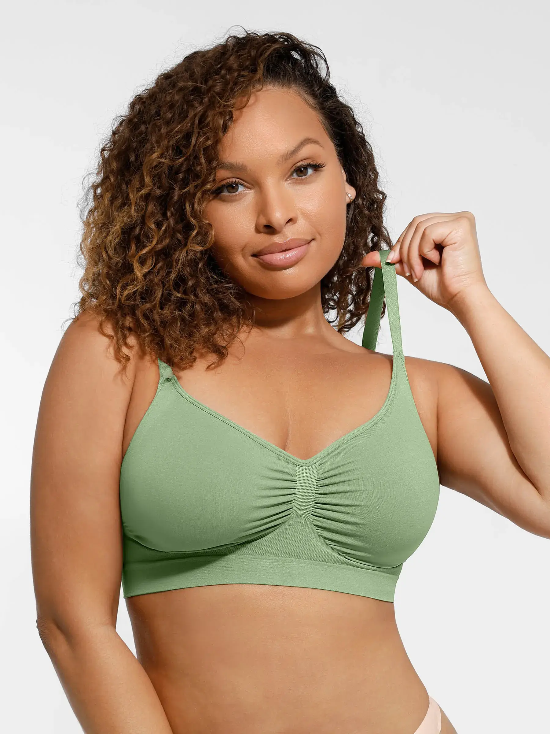 Feelingirl Seamless Everyday Bra with Built-In Soft Padding - Image 99