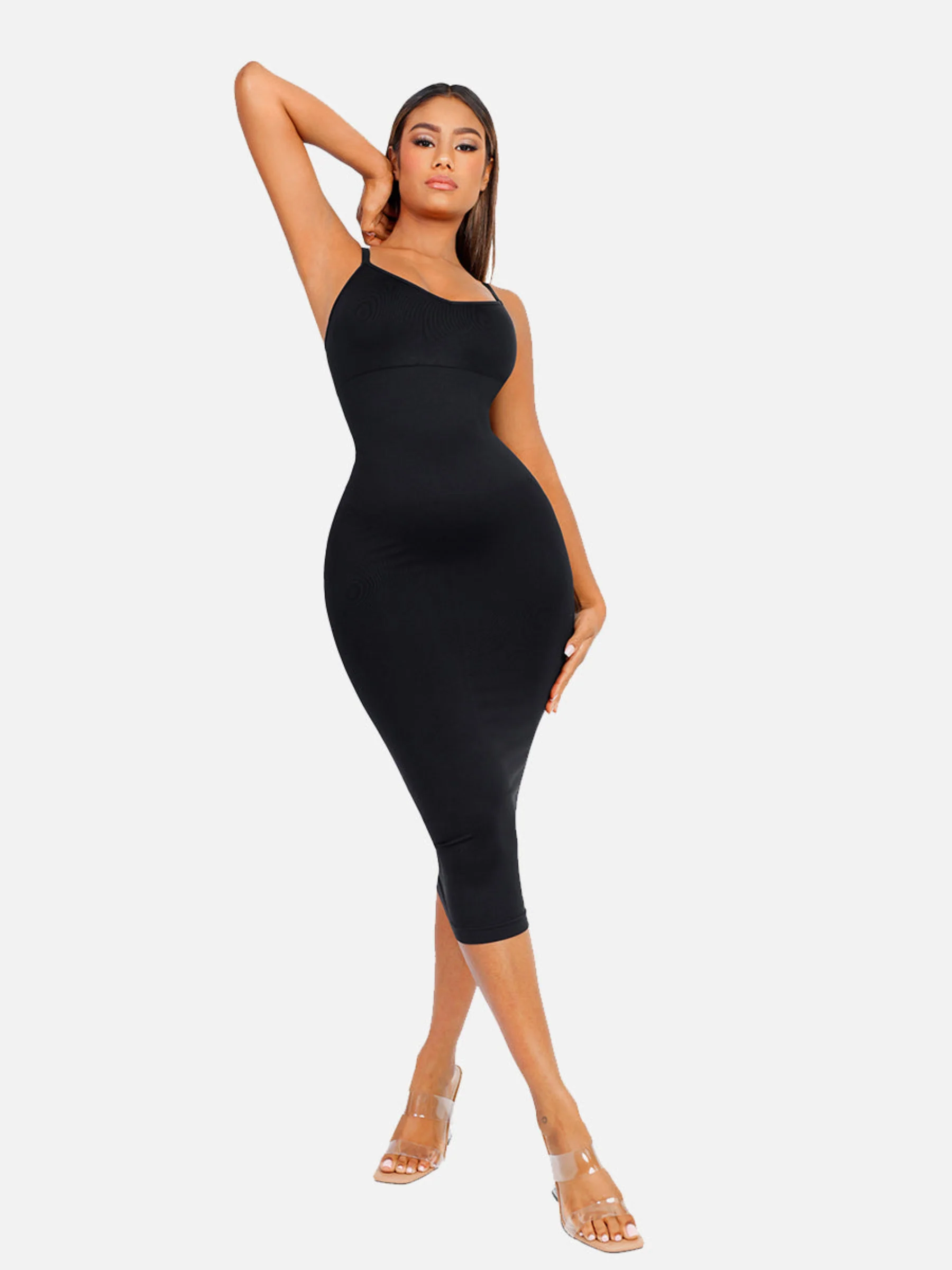 Feelingirl Seamless Midi Body Shaper Dress - Image 3