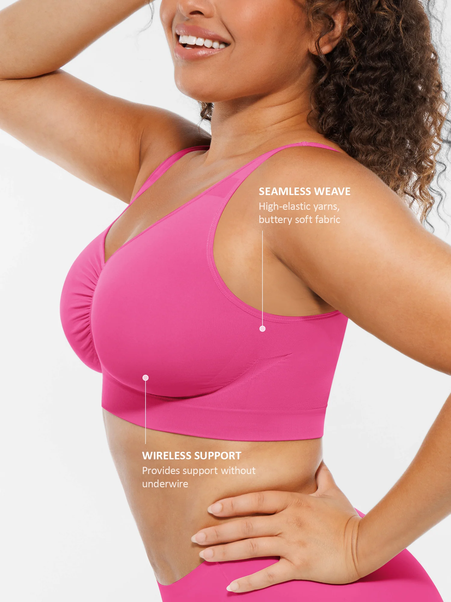 Feelingirl Seamless No Underwire Full Coverage Bra - Image 41