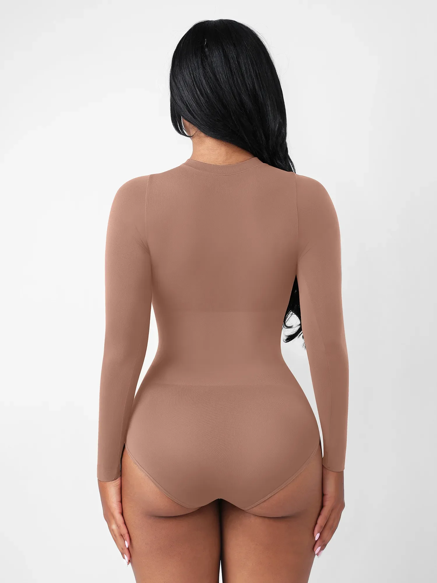 Feelingirl Seamless Ultra-Soft Crew Neck Bodysuit - Image 46