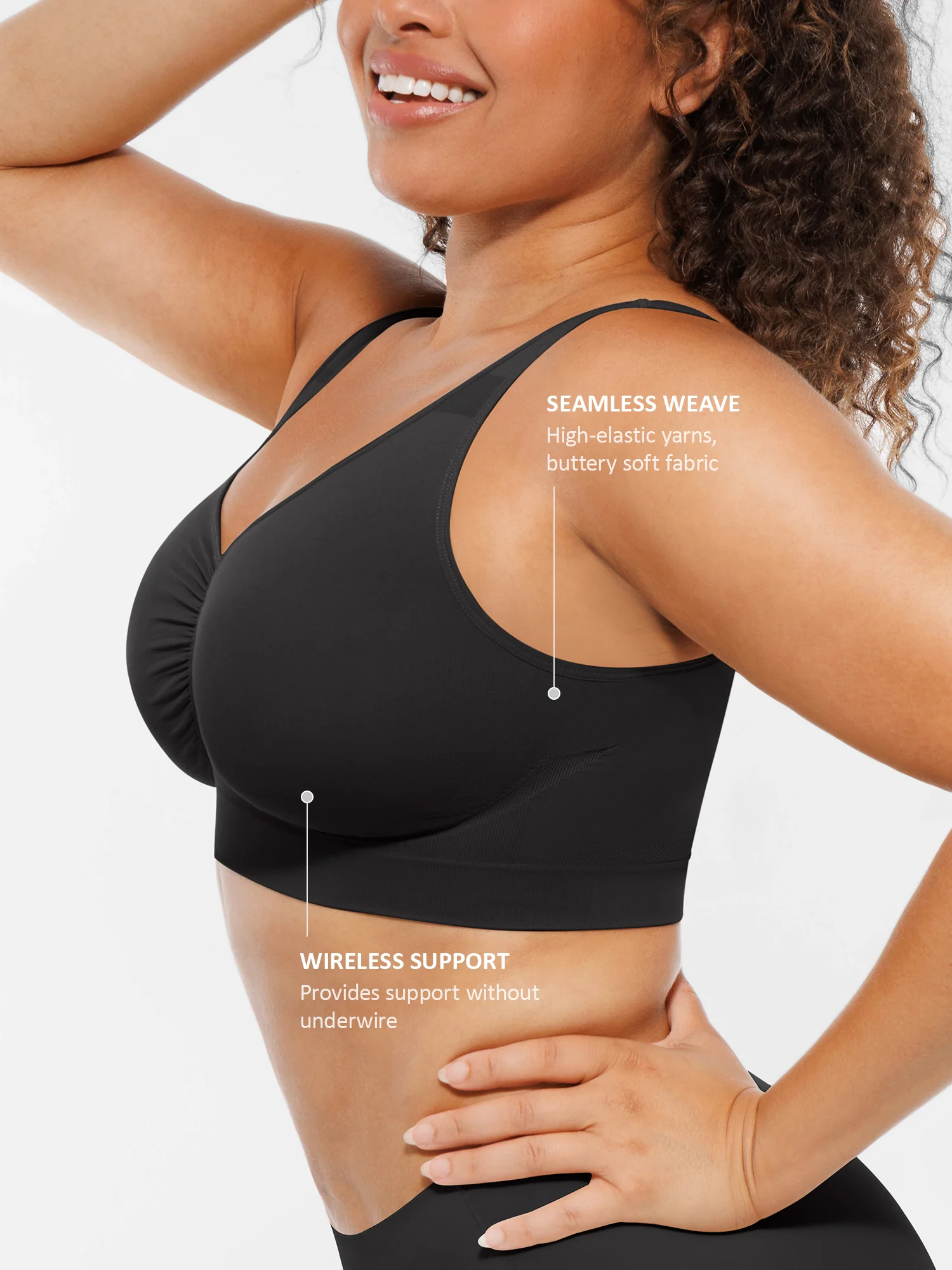 Feelingirl Seamless Wide Straps Everyday Bra - Image 19