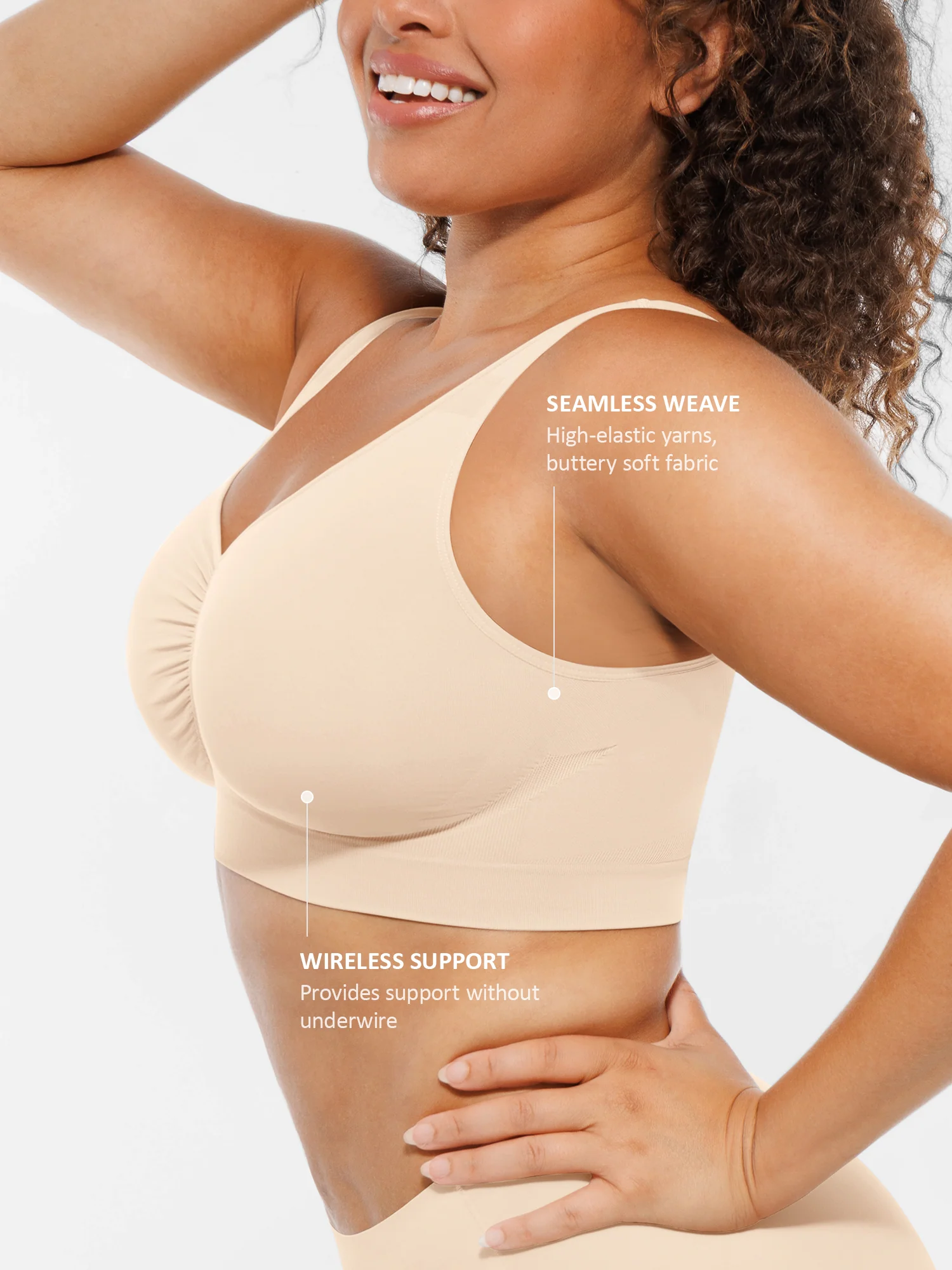 Feelingirl Seamless Wide Straps Everyday Bra - Image 8