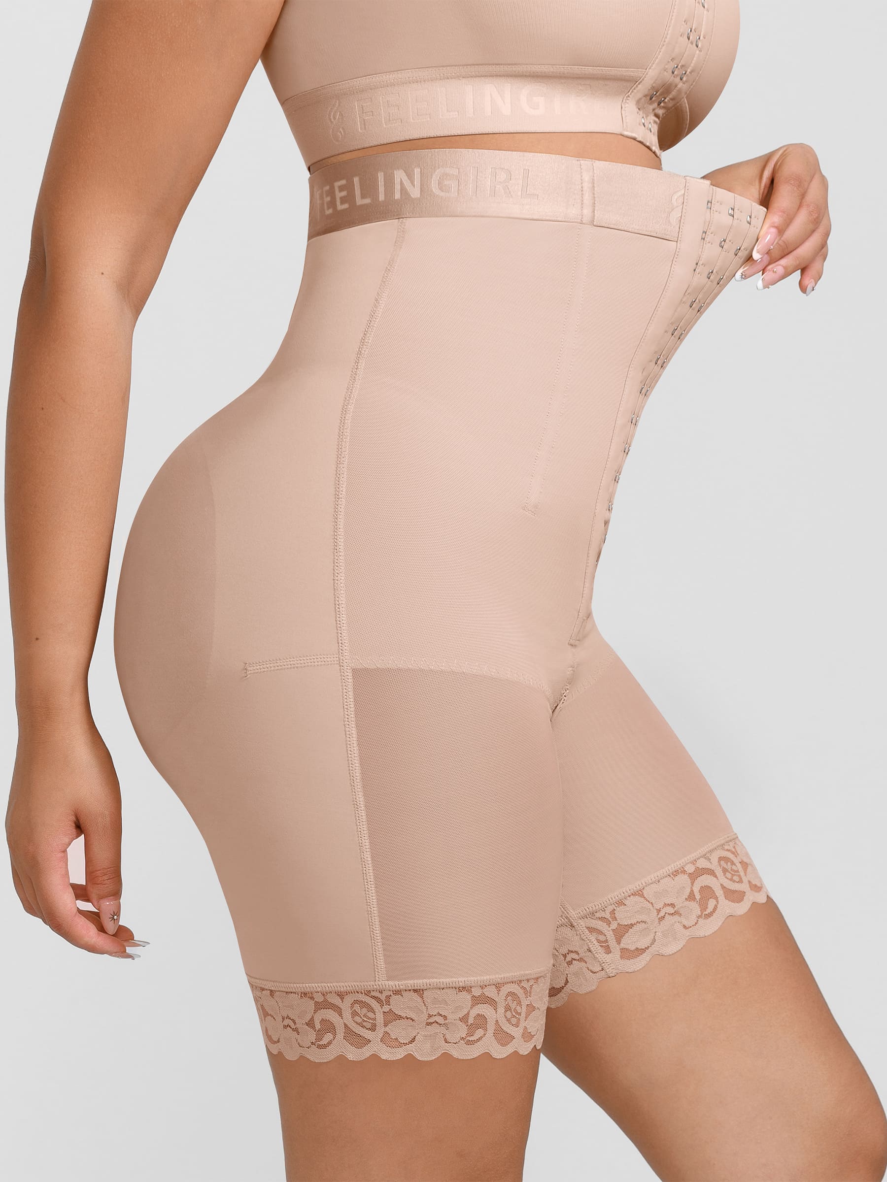 Feelingirl Steel-Boned High-Waist Shaper - Image 20