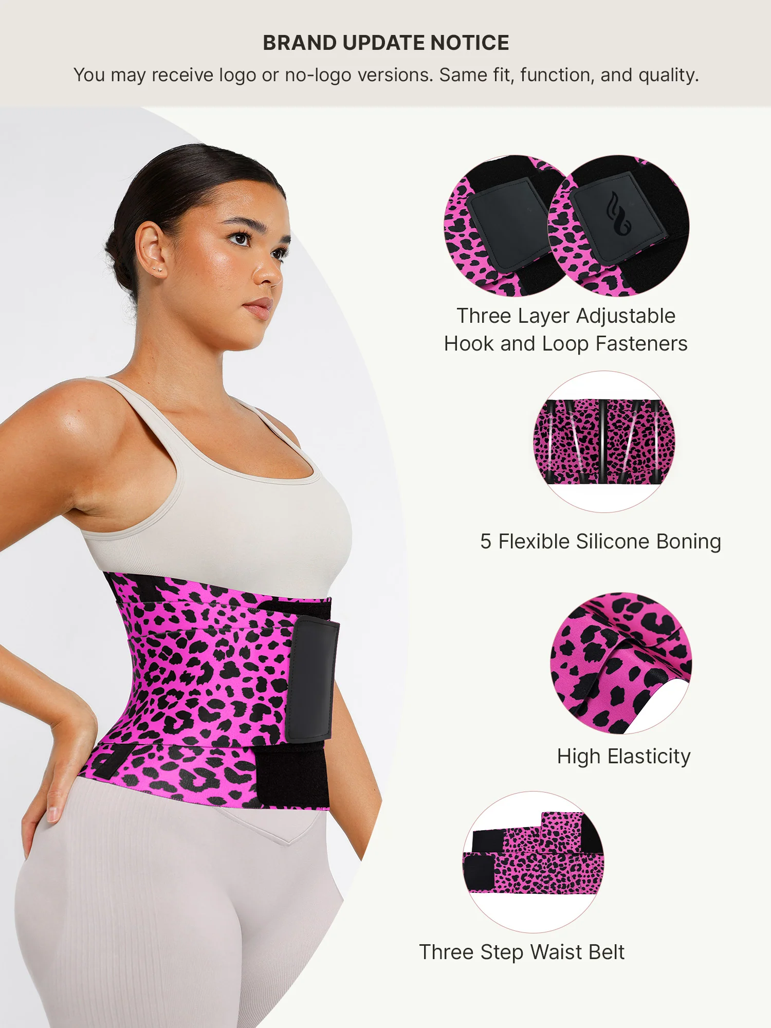 Feelingirl Triple Wrap Tummy Control Waist Trainer Belt - Image 3