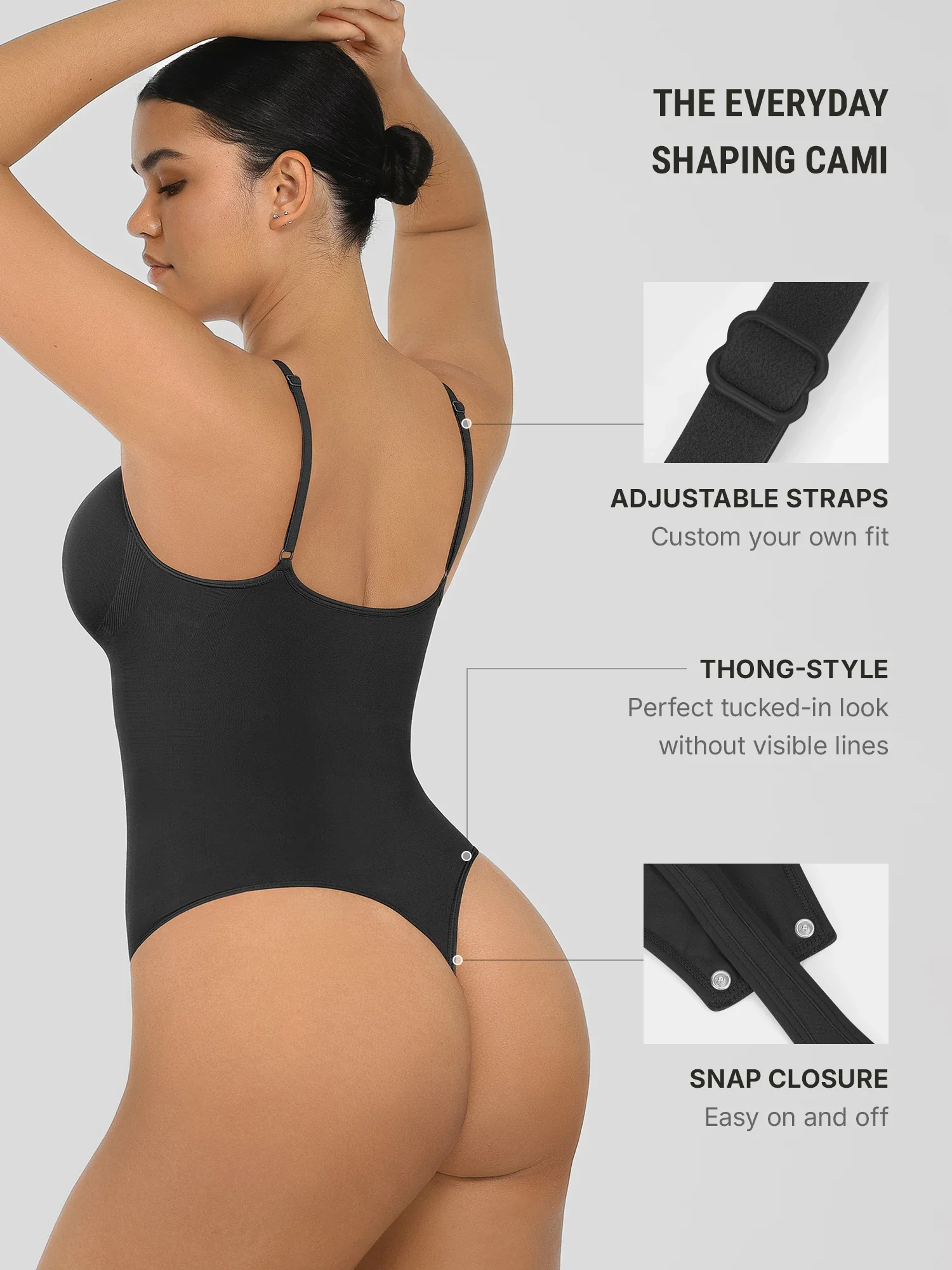 Feelingirl Smooth Contour™ Tummy Control Seamless Bodysuit - Image 90