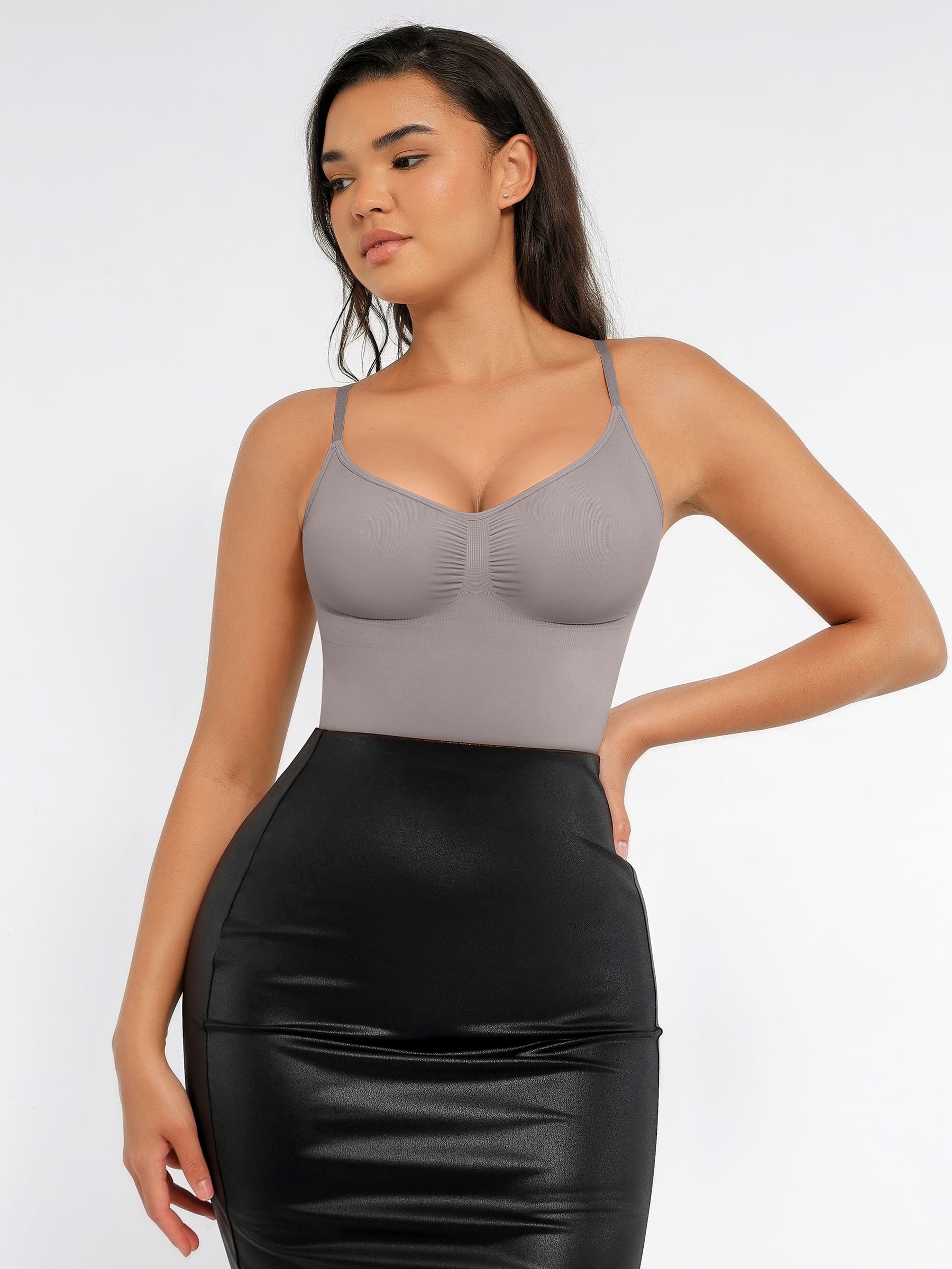 Feelingirl Tummy Control Seamless Thong Bodysuit - Image 94