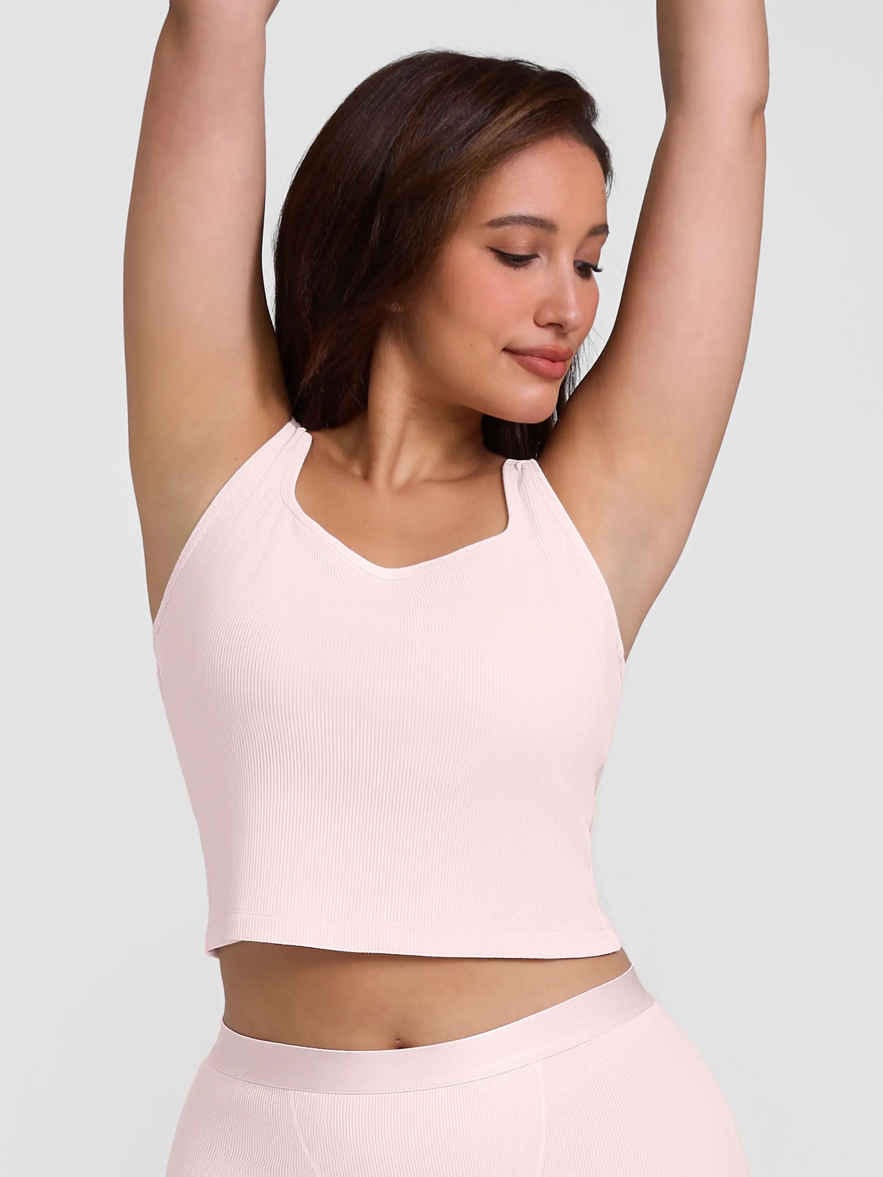 Feelingirl Breathable Ribbed Sleeveless Tank Top - Image 6