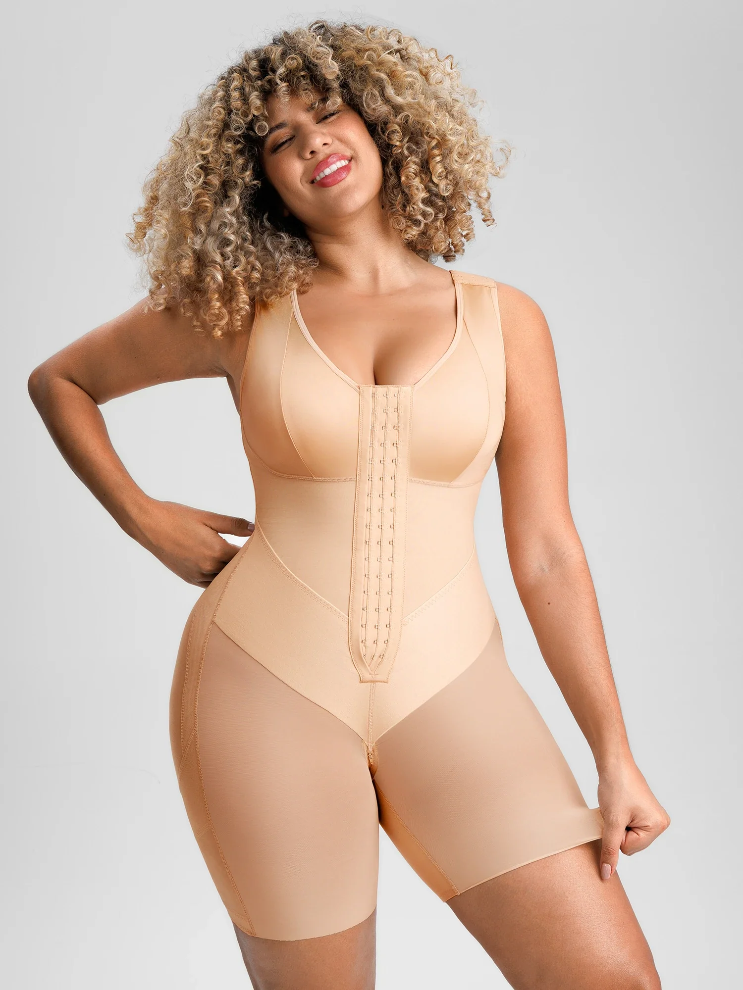 Feelingirl FeelVibe V-Band Waist Snatching Contour Bodysuit - Image 10