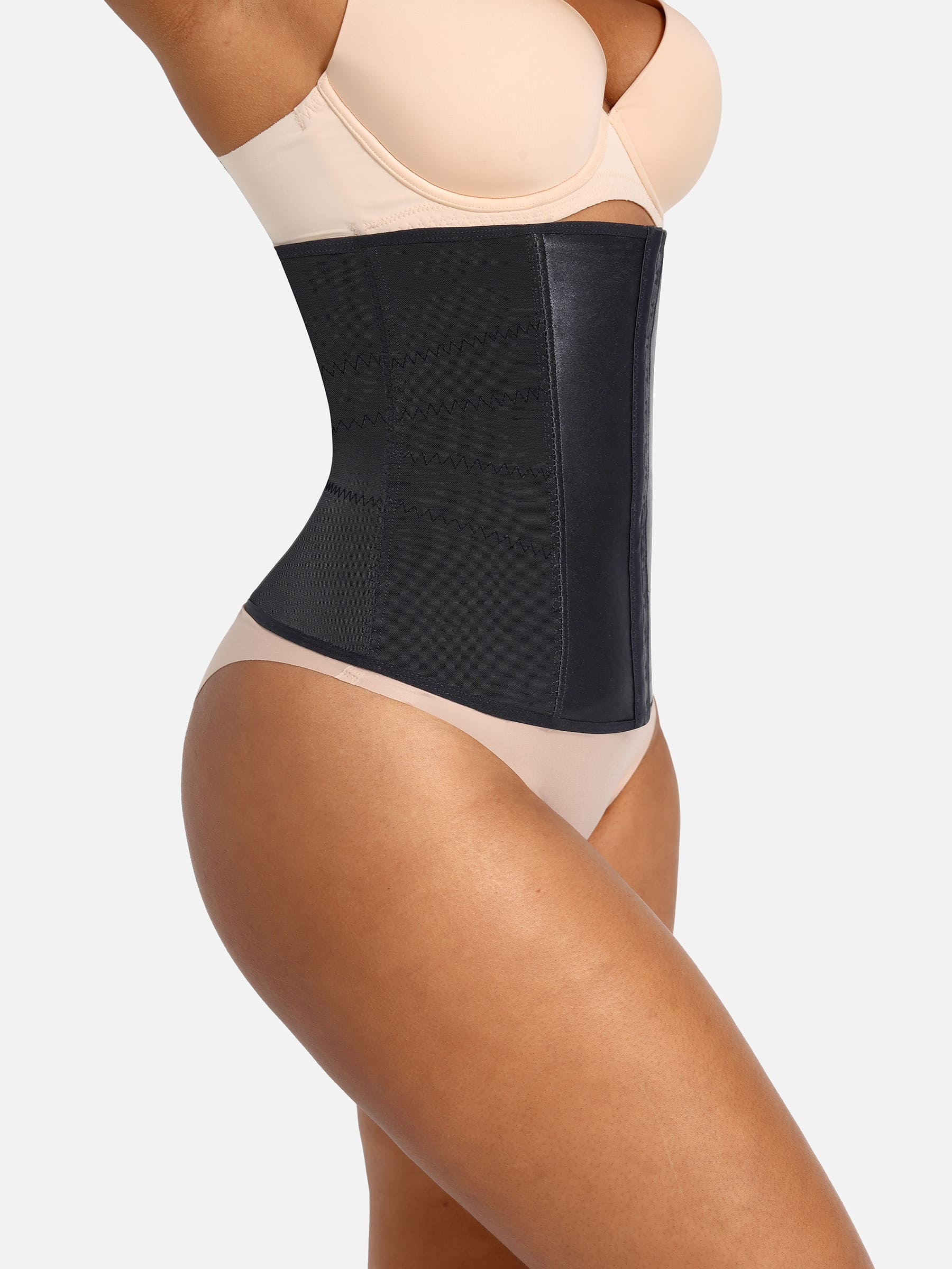 Feelingirl Waist Trainer Corset Body Shaper with Steel Bones [BOGO] - Image 11