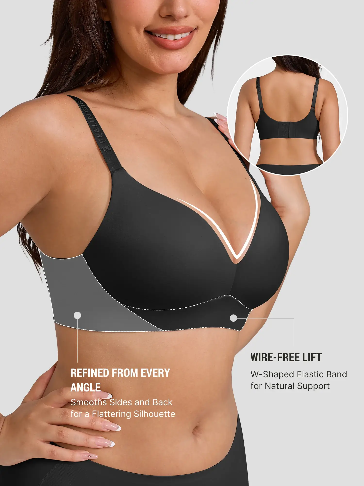 Lift Support Soft Wireless Bra [BOGO] - Image 10