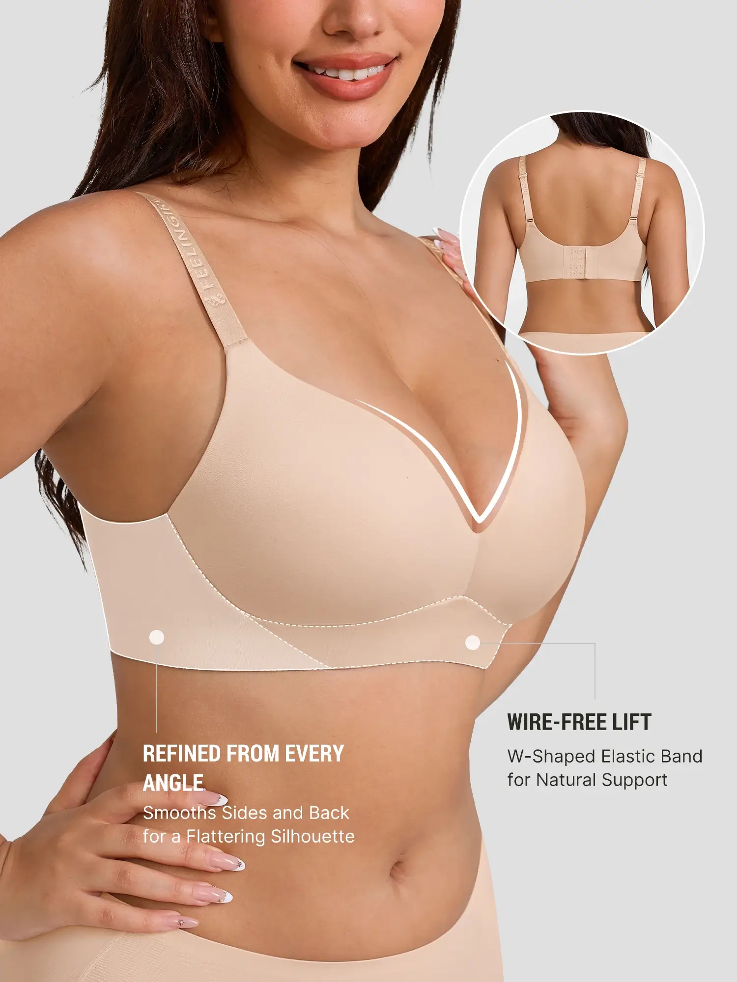 Lift Support Soft Wireless Bra [BOGO] - Image 3
