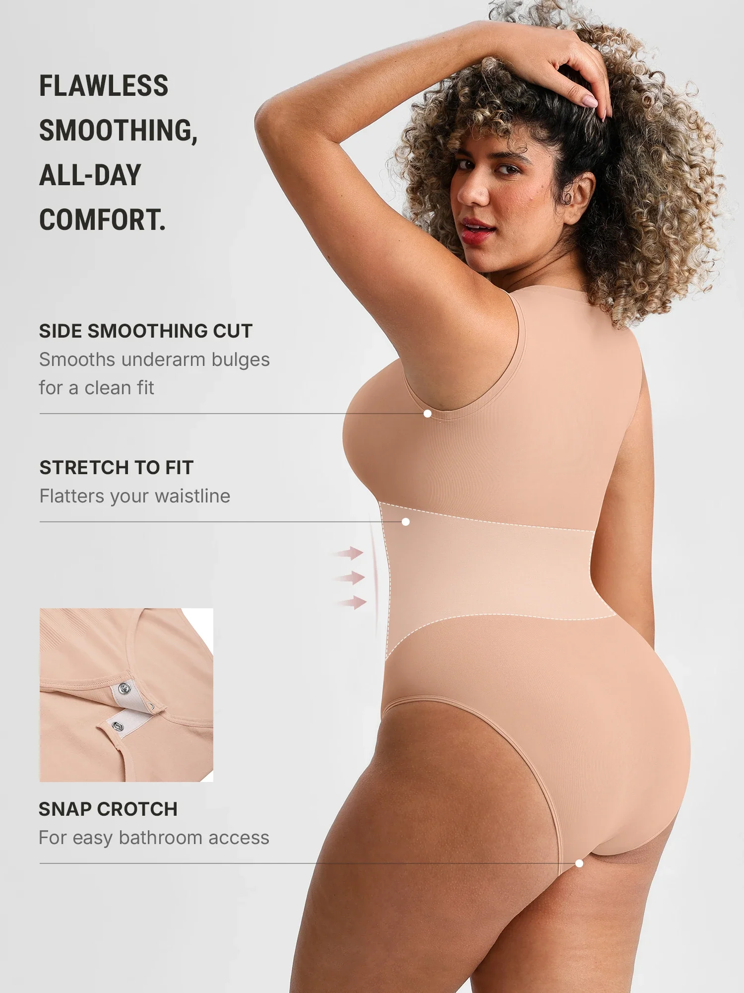 Scoop Neck Buttery Seamless Everyday Bodysuit - Image 12