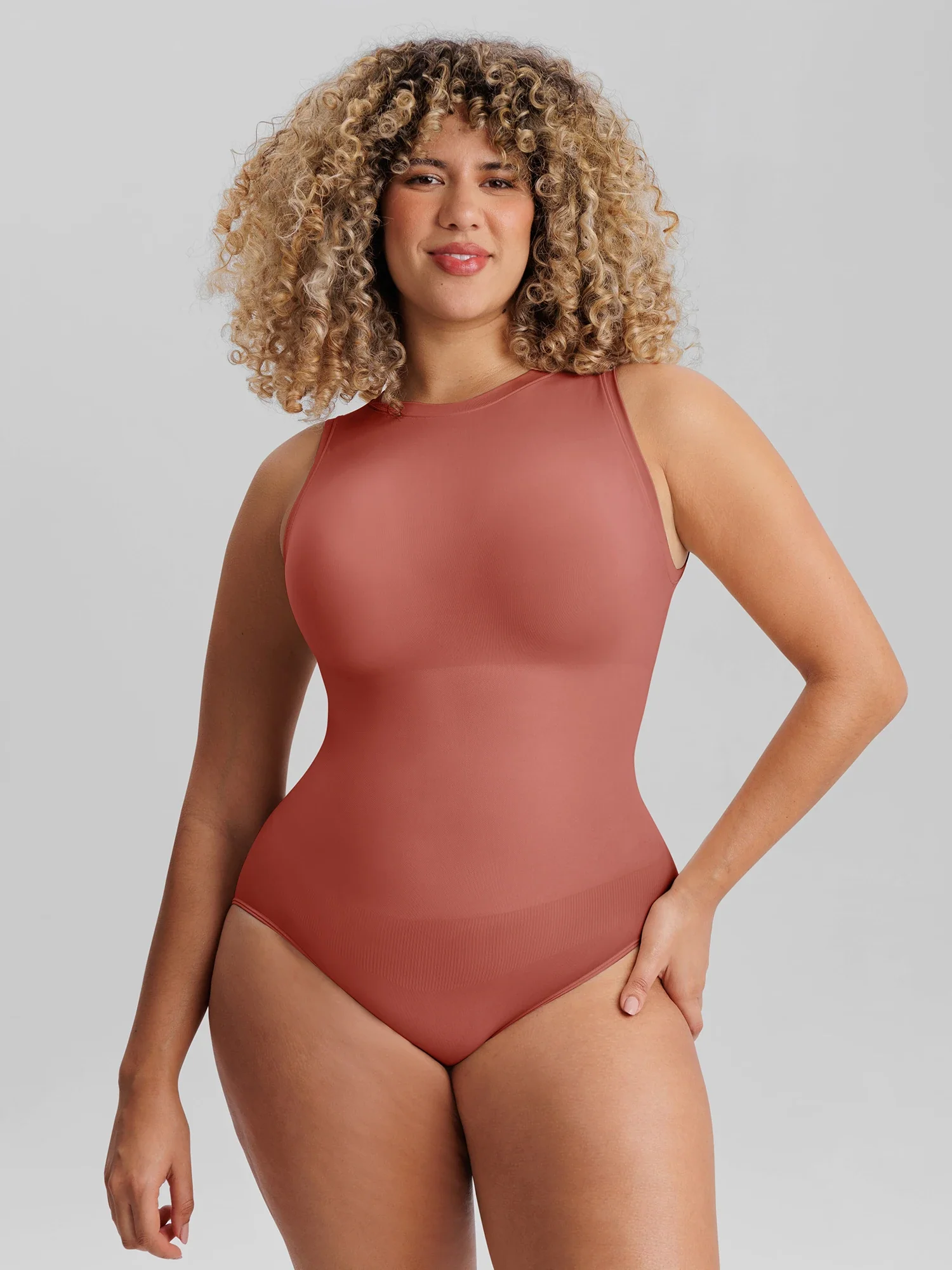 Scoop Neck Buttery Seamless Everyday Bodysuit - Image 16