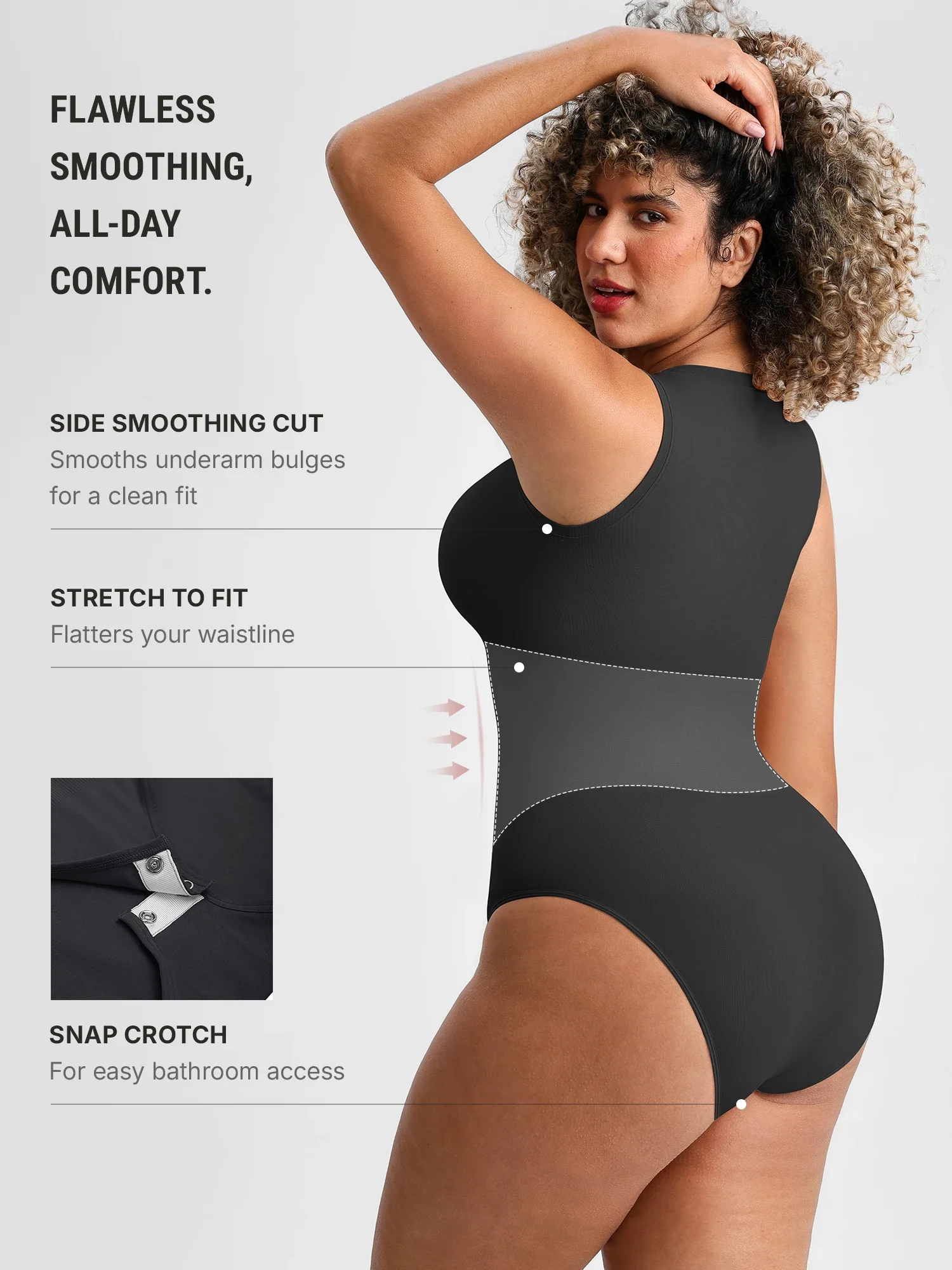 Scoop Neck Buttery Seamless Everyday Bodysuit - Image 4