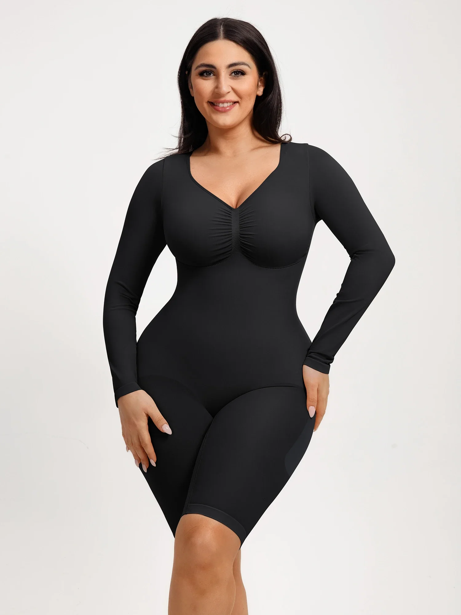 Seamless Firm Control Long Sleeve Everyday Bodysuit - Image 6