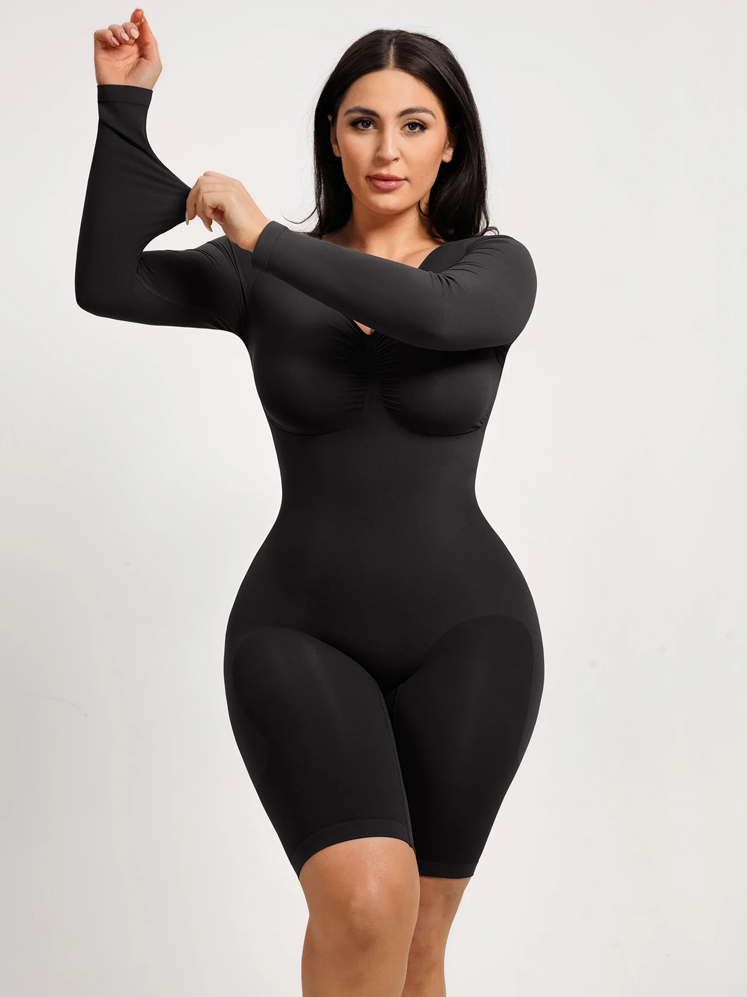 Seamless Firm Control Long Sleeve Everyday Bodysuit - Image 8