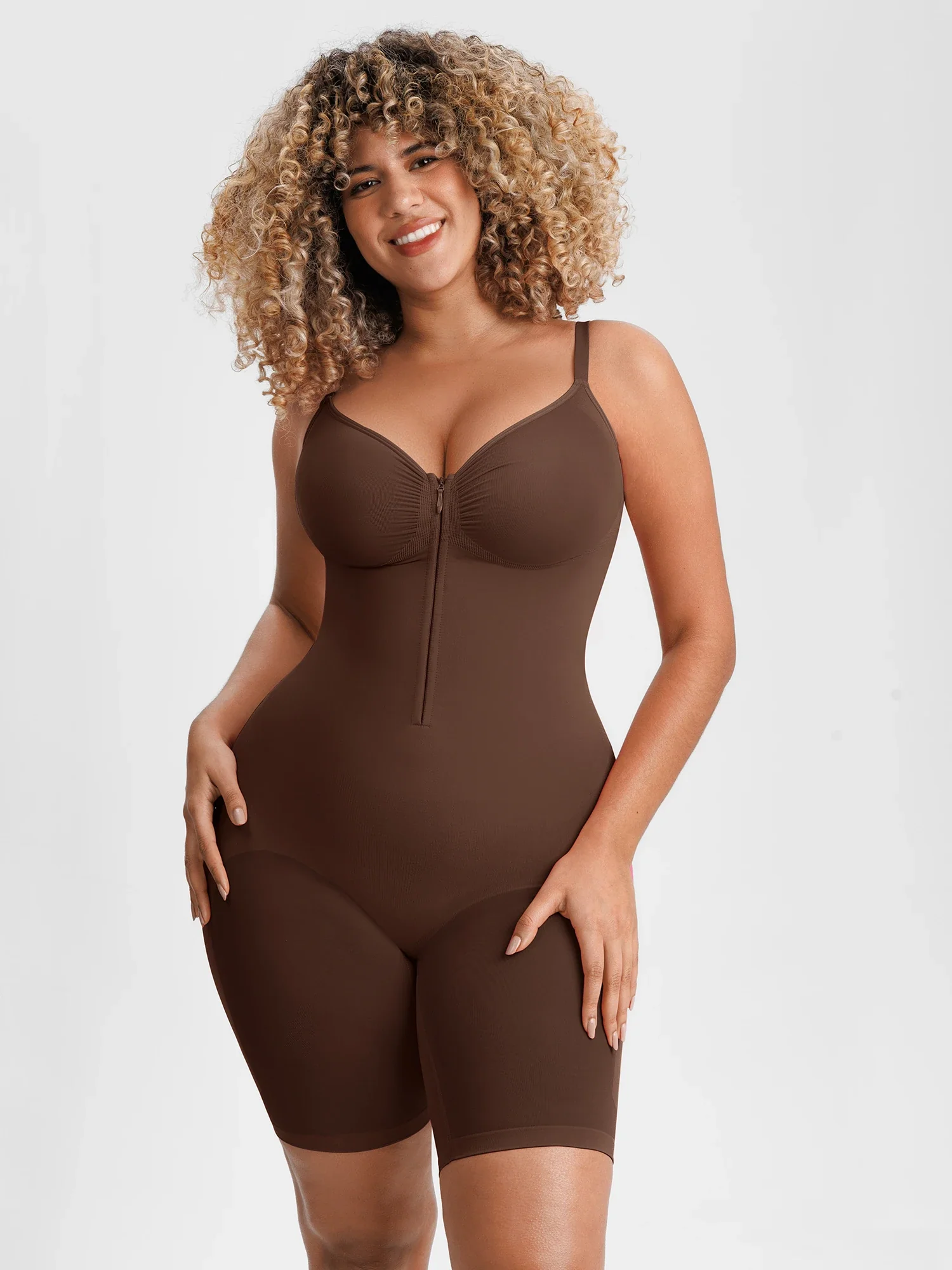 Tummy Control Seamless Stretch Bodysuit - Image 14
