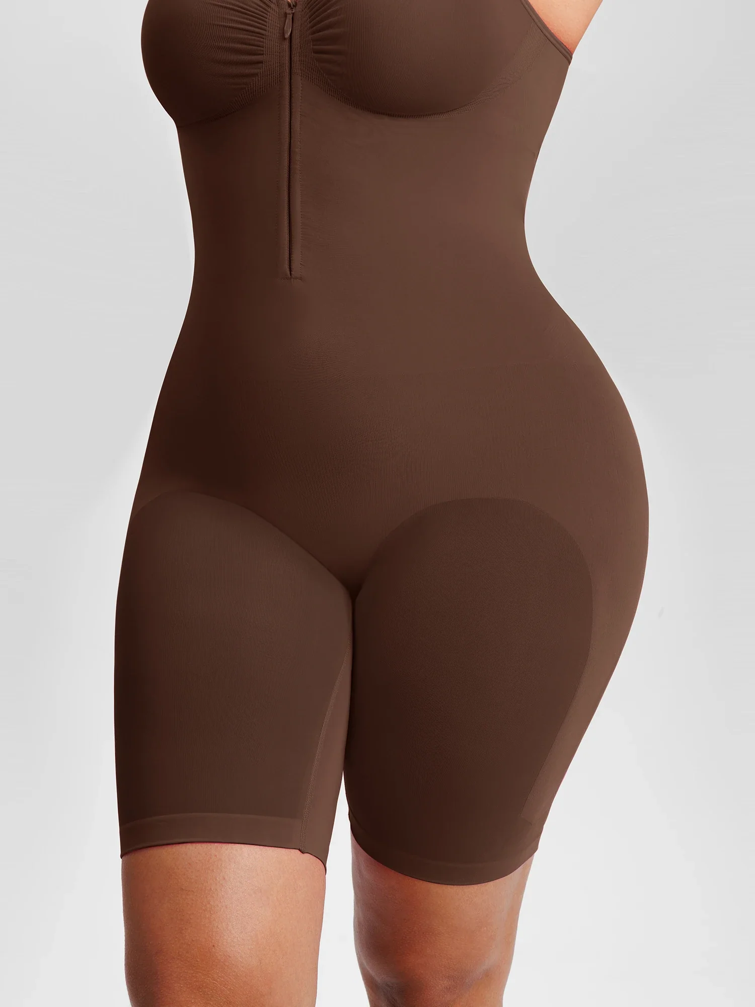 Tummy Control Seamless Stretch Bodysuit - Image 19