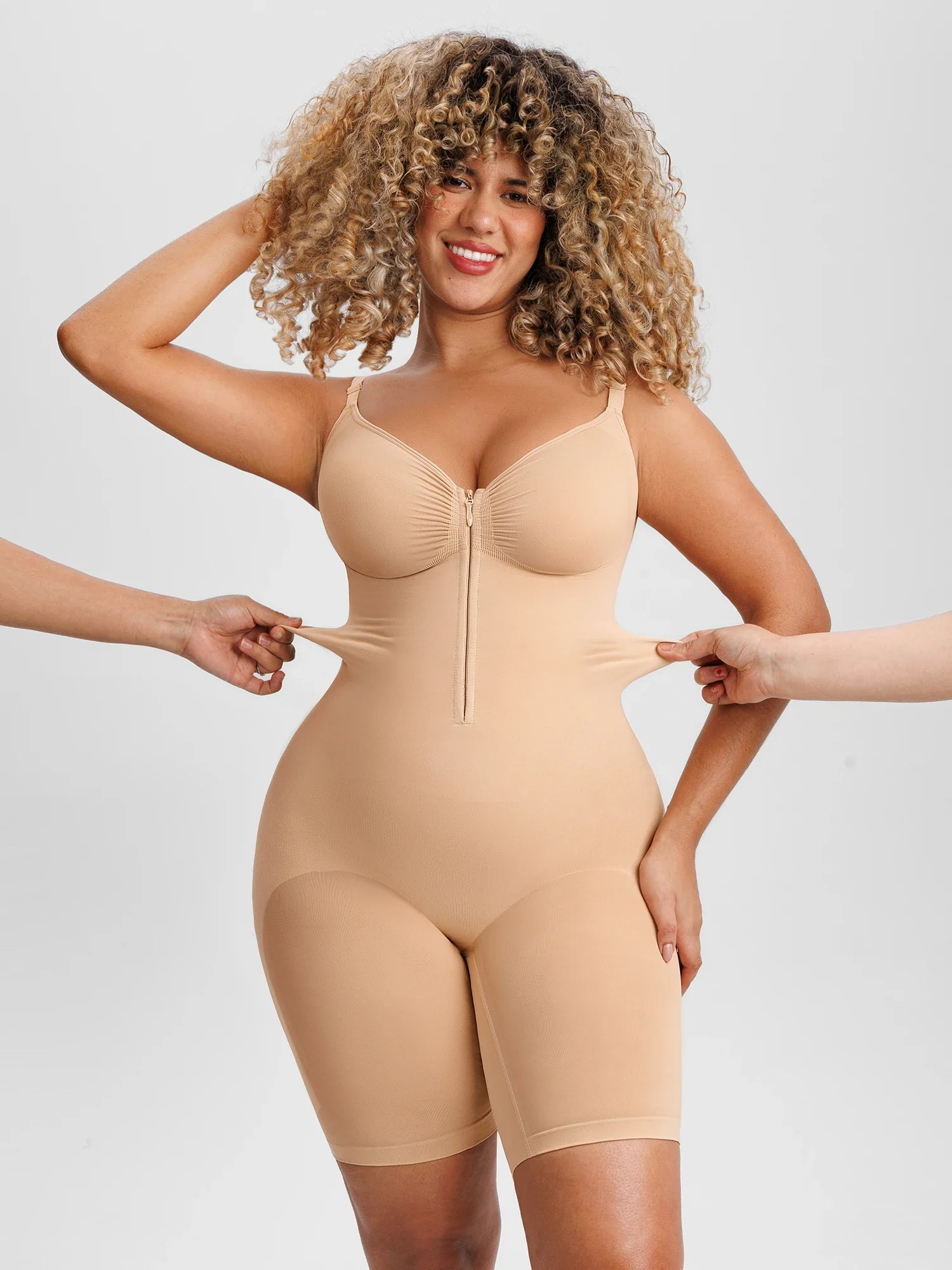 Tummy Control Seamless Stretch Bodysuit - Image 3