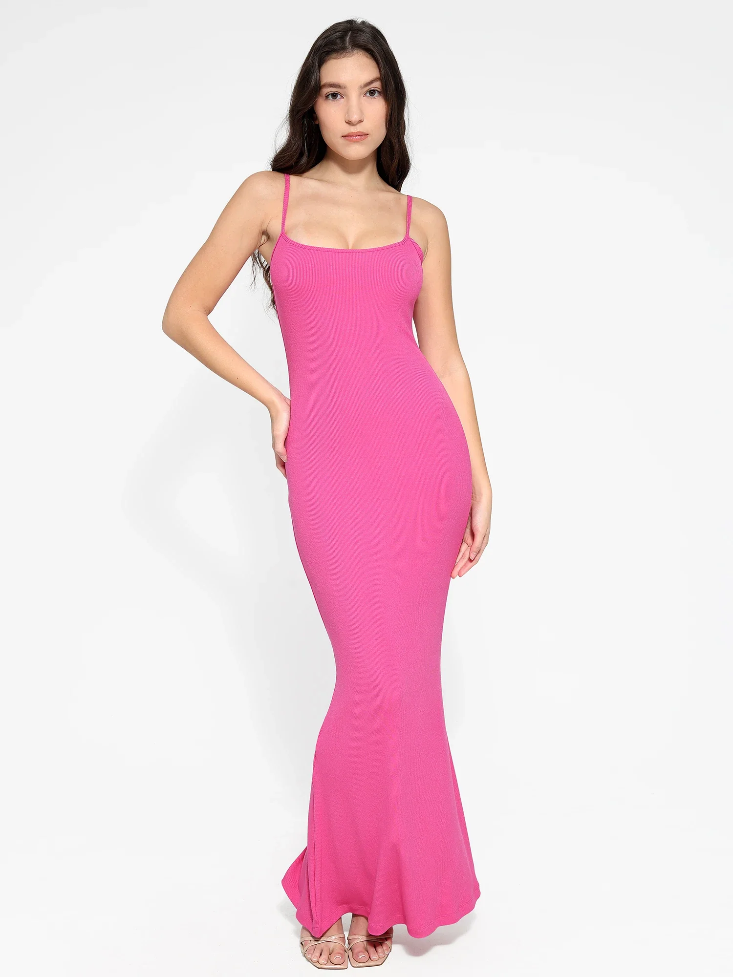 Popilush Shapewear Modal Slimming Maxi Slip Dress - Image 61
